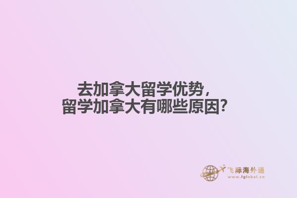 去加拿大留學(xué)優(yōu)勢(shì)，留學(xué)加拿大有哪些原因？