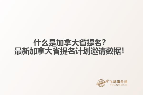 什么是加拿大省提名？