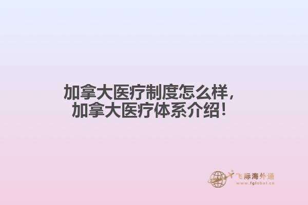 加拿大醫(yī)療制度怎么樣，加拿大醫(yī)療體系介紹！