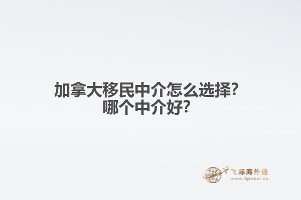 加拿大移民中介怎么選擇？哪個(gè)中介好？