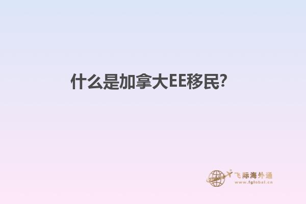 什么是加拿大EE移民？