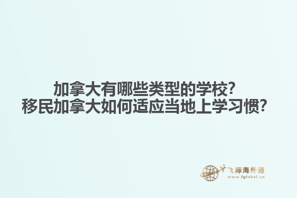 加拿大有哪些類型的學校？移民加拿大如何適應當?shù)厣蠈W習慣？1.jpg