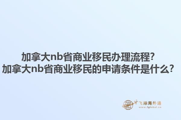 加拿大nb省商業(yè)移民辦理流程？加拿大nb省商業(yè)移民的申請(qǐng)條件是什么？1.jpg