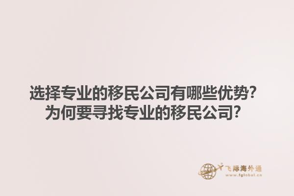 選擇專業(yè)的移民公司有哪些優(yōu)勢？為何要尋找專業(yè)的移民公司？1.jpg
