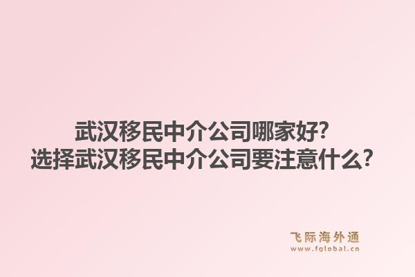 武漢移民中介公司哪家好？選擇武漢移民中介公司要注意什么？1.jpg