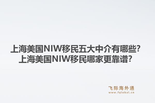 上海美國(guó)NIW移民五大中介有哪些？上海美國(guó)NIW移民哪家更靠譜？